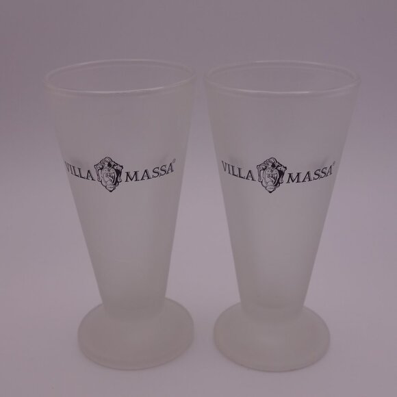Set of Two(2) Villa Massa Shot Glasses - Picture 1 of 10